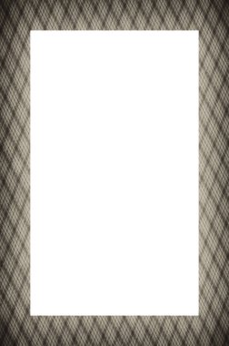 Retro desenli eski boyalı çerçeve