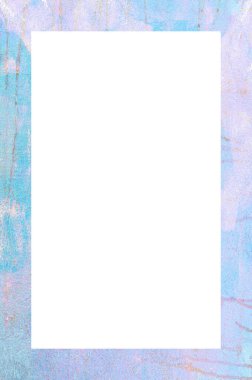 Retro desenli eski boyalı çerçeve