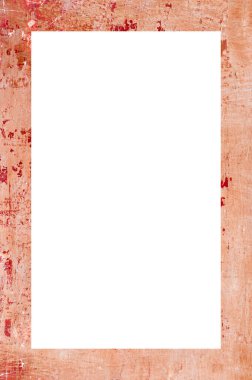 Retro desenli eski boyalı çerçeve