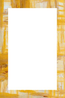 Retro desenli eski boyalı çerçeve