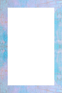 Retro desenli eski boyalı çerçeve