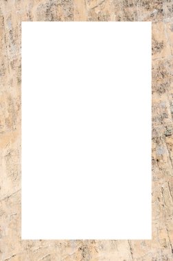 Retro desenli eski boyalı çerçeve