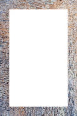 Retro desenli eski boyalı çerçeve