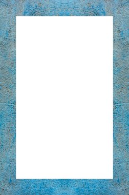 Retro desenli eski boyalı çerçeve