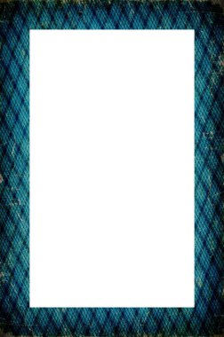 Retro desenli eski boyalı çerçeve