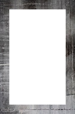 Retro desenli eski boyalı çerçeve