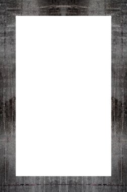 Retro desenli eski boyalı çerçeve