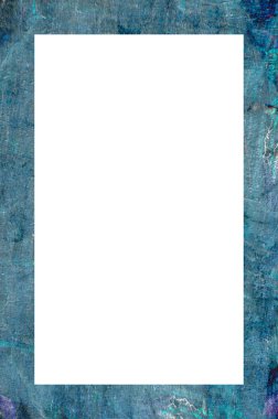 Retro desenli eski boyalı çerçeve