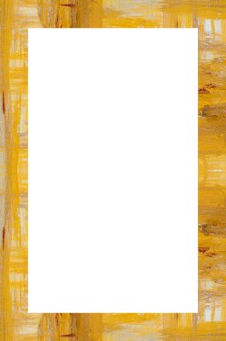 Retro desenli eski boyalı çerçeve