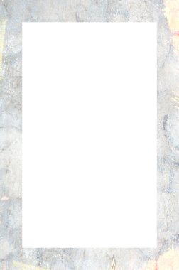 Retro desenli eski boyalı çerçeve