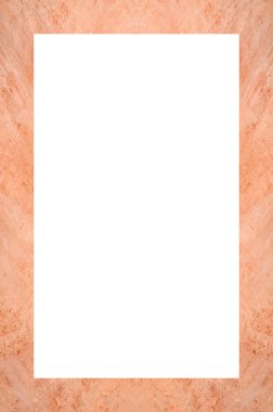 Retro desenli eski boyalı çerçeve