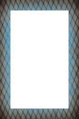 Retro desenli eski boyalı çerçeve