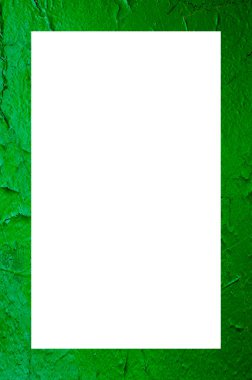 Retro desenli eski boyalı çerçeve