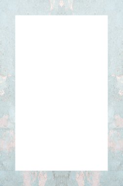 Retro desenli eski boyalı çerçeve