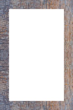 Retro desenli eski boyalı çerçeve