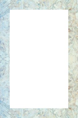 Retro desenli eski boyalı çerçeve