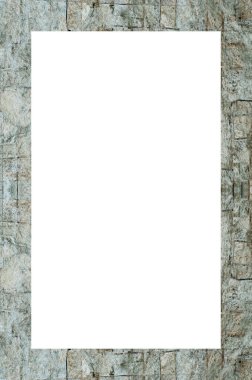 Retro desenli eski boyalı çerçeve