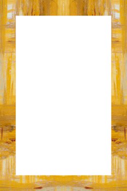 Retro desenli eski boyalı çerçeve