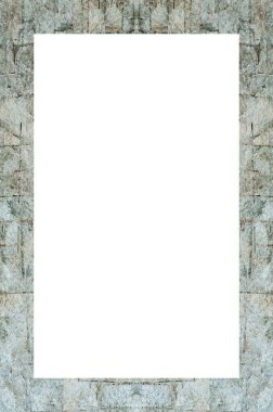 Retro desenli eski boyalı çerçeve