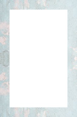 Retro desenli eski boyalı çerçeve