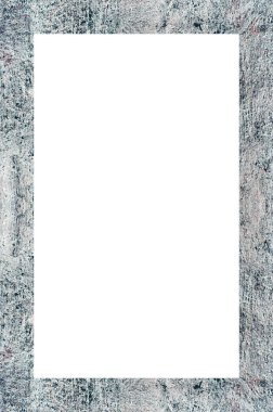 Retro desenli eski boyalı çerçeve