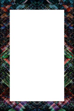 Değişik taşların renkli mozaiği