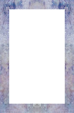 Retro desenli eski boyalı çerçeve