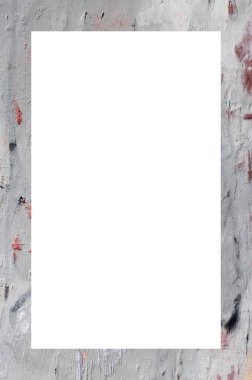 eski yıpranmış alçı duvar boya ile