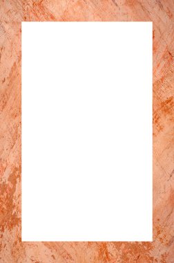 Retro desenli eski boyalı çerçeve