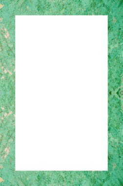 Retro desenli eski boyalı çerçeve