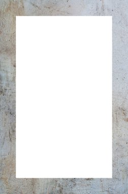 Retro desenli eski boyalı çerçeve