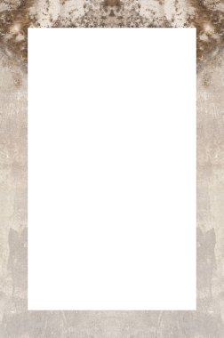 Retro desenli eski boyalı çerçeve