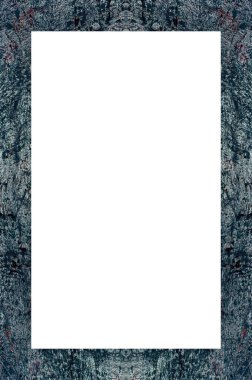 Retro desenli eski boyalı çerçeve