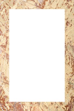 Retro desenli eski boyalı çerçeve