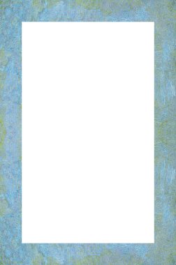 Retro desenli eski boyalı çerçeve