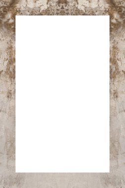 Retro desenli eski boyalı çerçeve