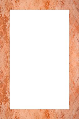 Retro desenli eski boyalı çerçeve