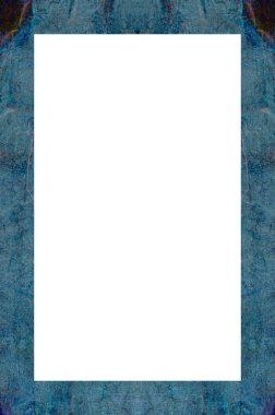 Retro desenli eski boyalı çerçeve