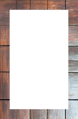 Retro desenli eski boyalı çerçeve