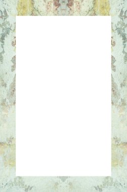 Retro desenli eski boyalı çerçeve