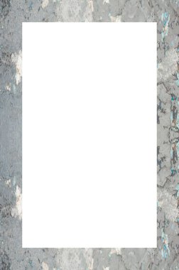 Retro desenli eski boyalı çerçeve