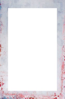 eski yıpranmış alçı duvar boya ile