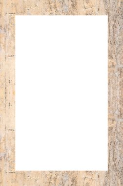 Retro desenli eski boyalı çerçeve