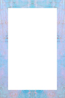 Retro desenli eski boyalı çerçeve