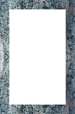 Retro desenli eski boyalı çerçeve