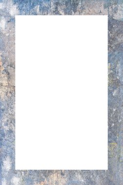 Retro desenli eski boyalı çerçeve