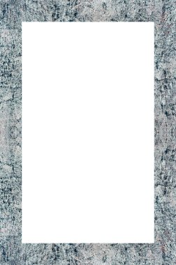 Retro desenli eski boyalı çerçeve