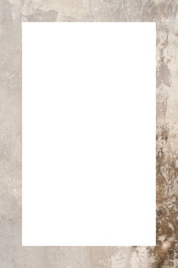 Retro desenli eski boyalı çerçeve