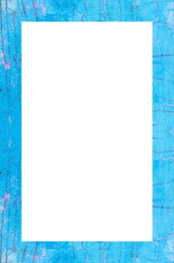 Retro desenli eski boyalı çerçeve