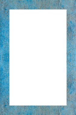 Retro desenli eski boyalı çerçeve